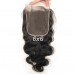 Luwigs 6x6 Lace Closure Human Virgin Hair Body Wave Pre Plucked Natural Hairline Natural Color Hair Piece with Baby Hair